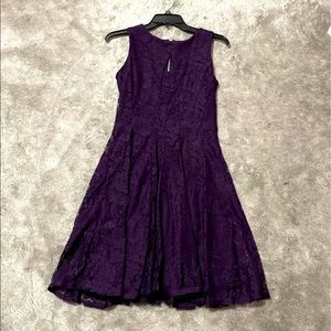 Purple Laced Dress